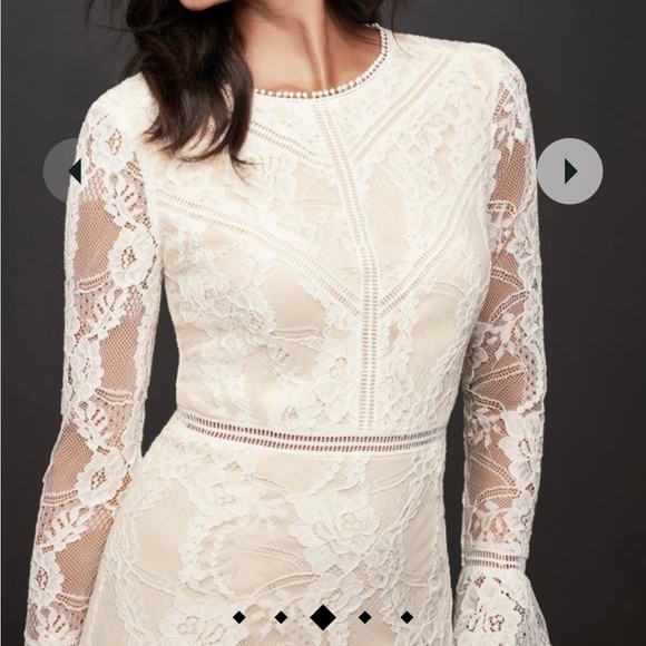David’s Bridal- lace illusion plus short dress size:XS, never worn, still in bag - Picture 4 of 4